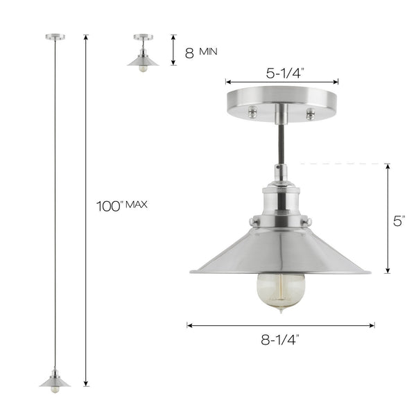 Andante Industrial Pendant Lamp