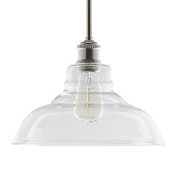 Lucera Factory Pendant with Glass Shade