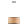 Messina Pendant Lamp - Woven Shade with Chrome Canopy