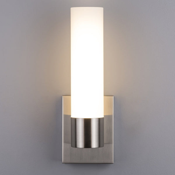 Perpetua LED Vanity Sconce Fixture 15.5W Dimmable Warm Soft Light Frosted Glass 1300 Lumens 3000K Modern Bathroom Mirror Lighting - 13.5-inch high
