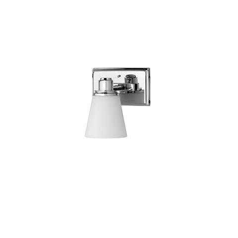 Terracina One-Light Vanity Lamp - Polished Chrome with Opal Glass