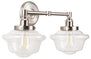 Lavagna Two Light Wall Sconce with LED Bulbs