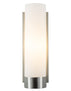Elina Wall Sconce One Light Bath Vanity Lamp with Frosted Glass Shade